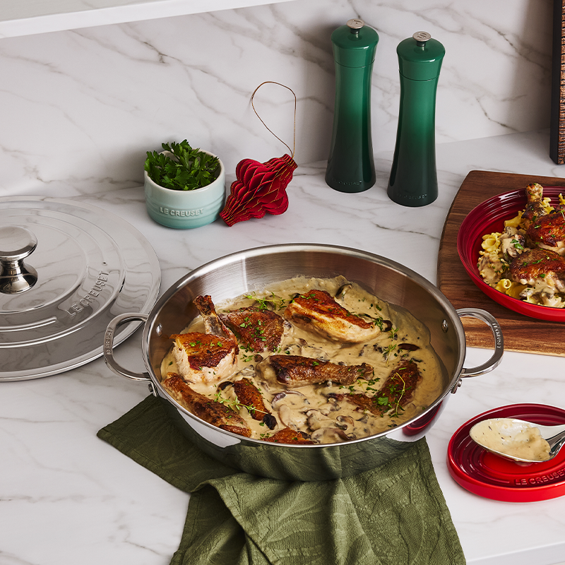 Braisière en acier inoxydable